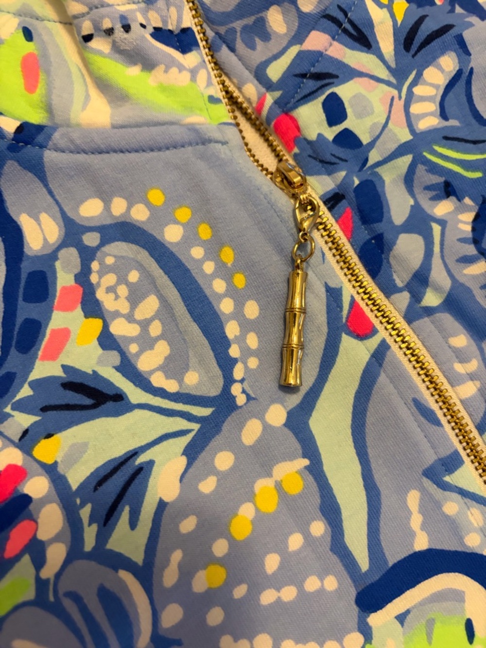 Lilly Pulitzer half zip pullover M - Picture 8 of 9